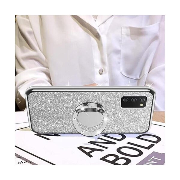 Funda delgada para Samsung Galaxy A03S con purpurina de_2