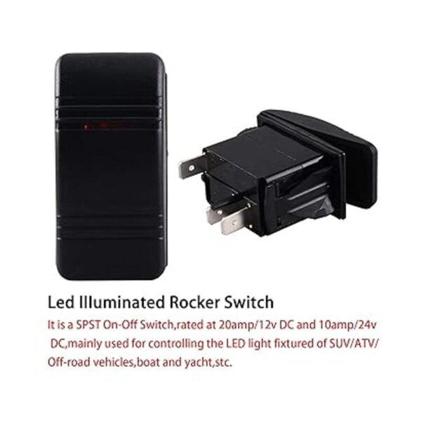 Heart Horse Waterproo Interruptor basculante LED de_3