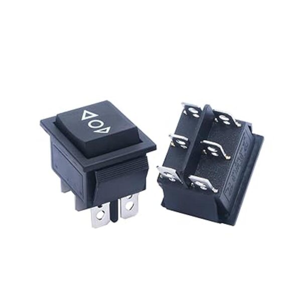 mxuteuk Interruptor de balancín momentáneo DC12V DPDT_2