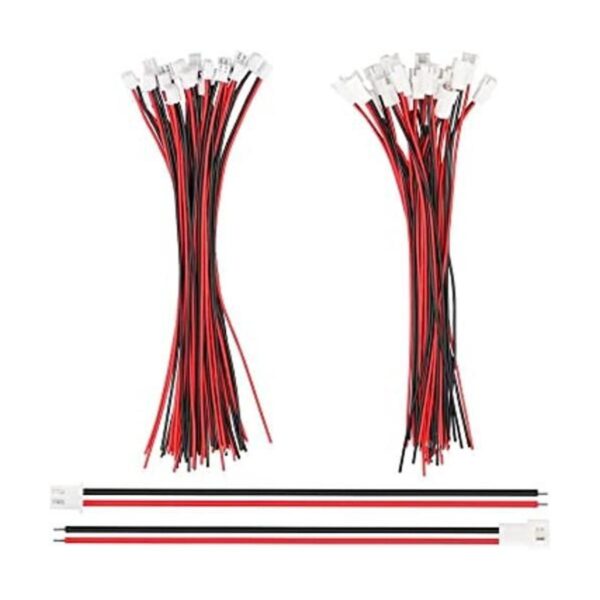 mxuteuk 20 pares 22 AWG 2 pines JST XH2.54 Conector Plug_1