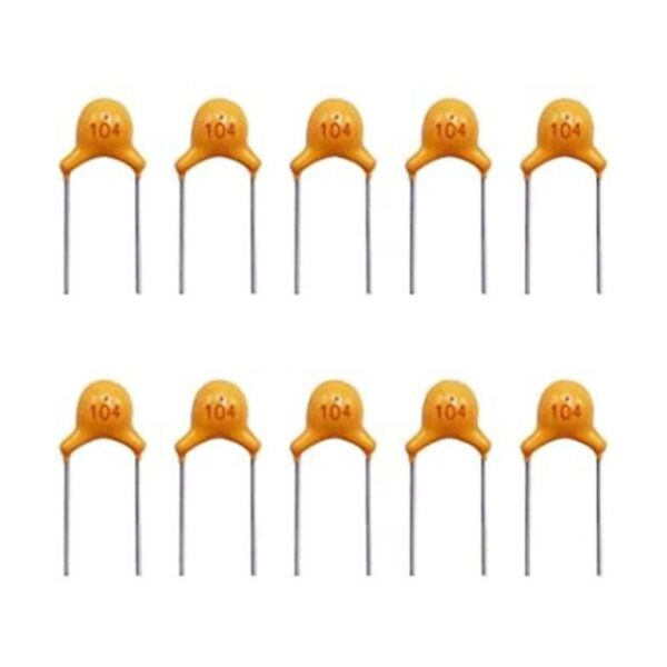 mxuteuk 120 Pcs 0.1uF 104 100nF Multilayer Monolithic_1