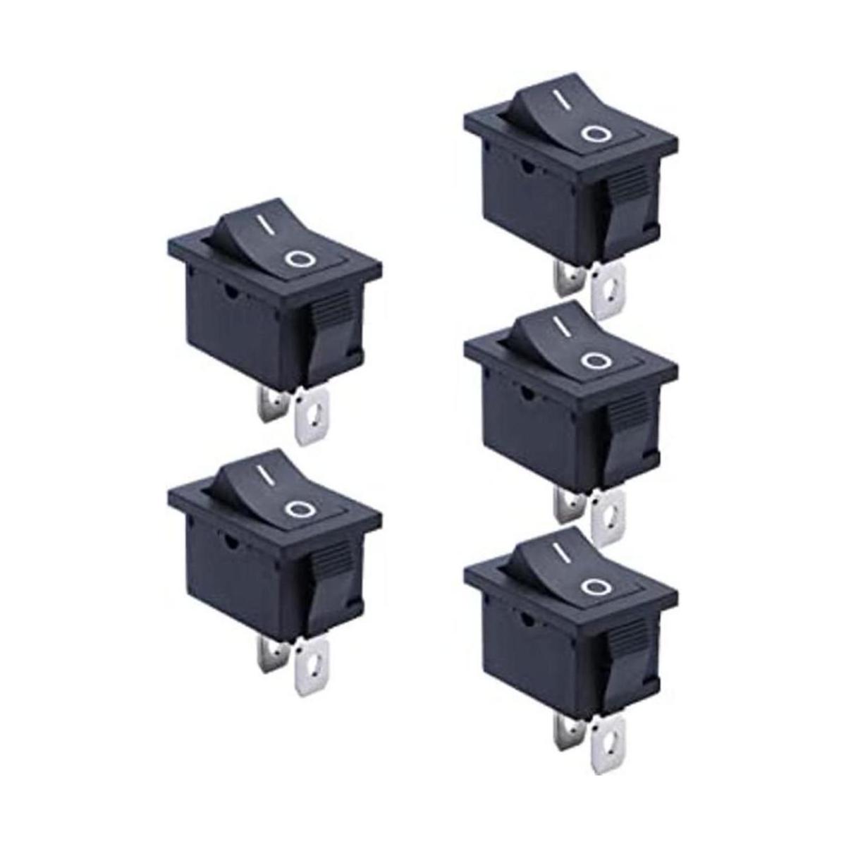 mxuteuk 5 piezas de interruptor basculante de barco a