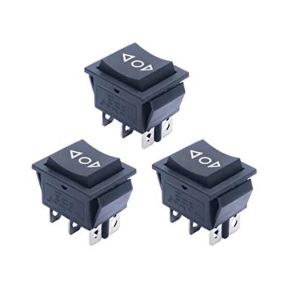 mxuteuk Interruptor de balancín momentáneo DC12V DPDT_1