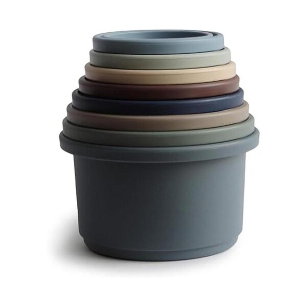 mushie Juguete de tazas apilables Fabricado en_2