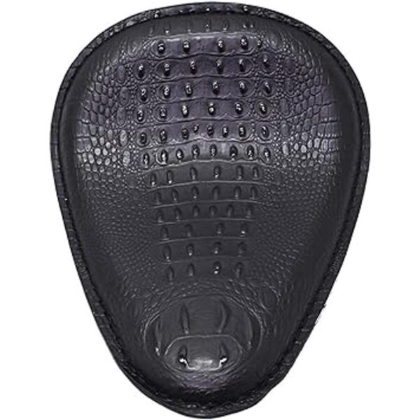 munirater Asiento de resorte negro para motocicleta con_3