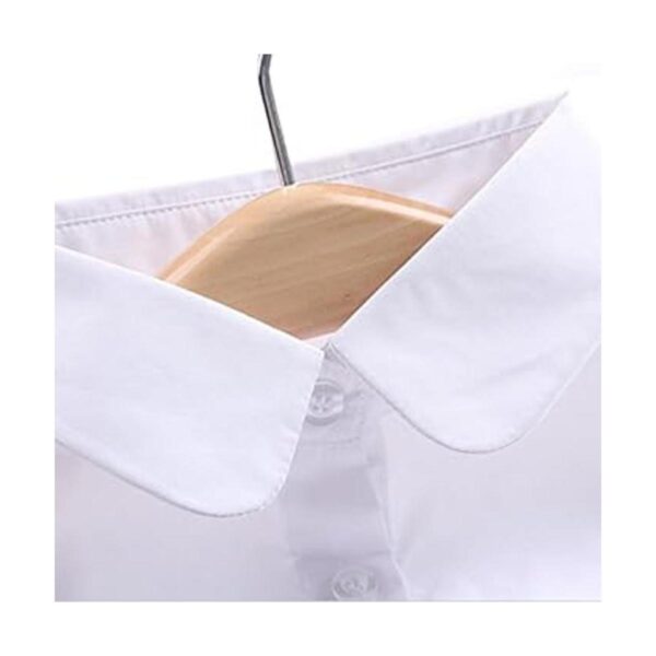 Blusa de cuello falso desmontable para mujer media_3