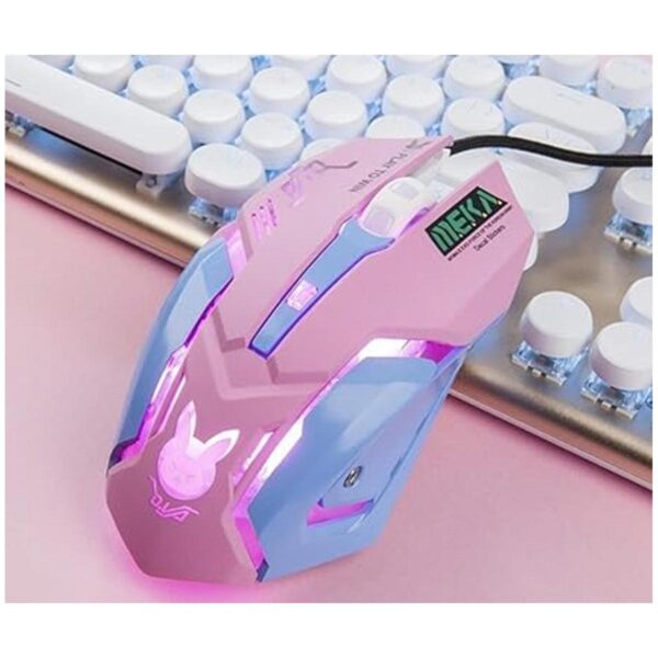 OW Mouse Mouse Ratón retroiluminado LED para juegos Genji