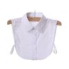 Blusa de cuello falso desmontable para mujer media_1