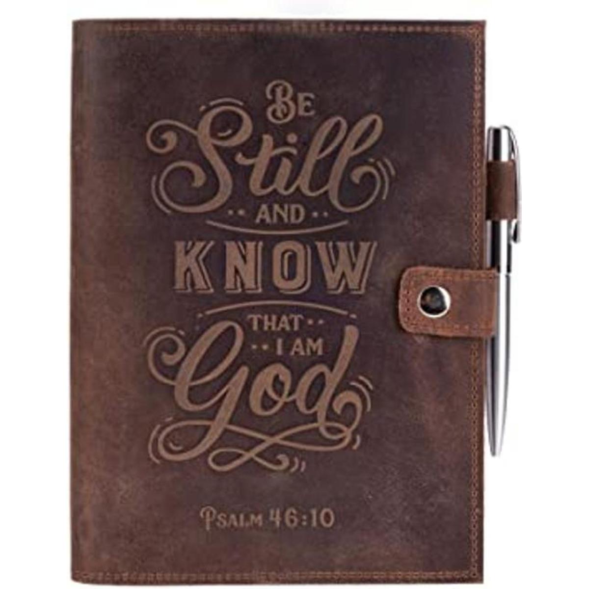 MOONSTER Cuaderno con forro de cuero recargable diario