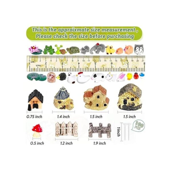 Modacraft 172 accesorios de jardín en miniatura que