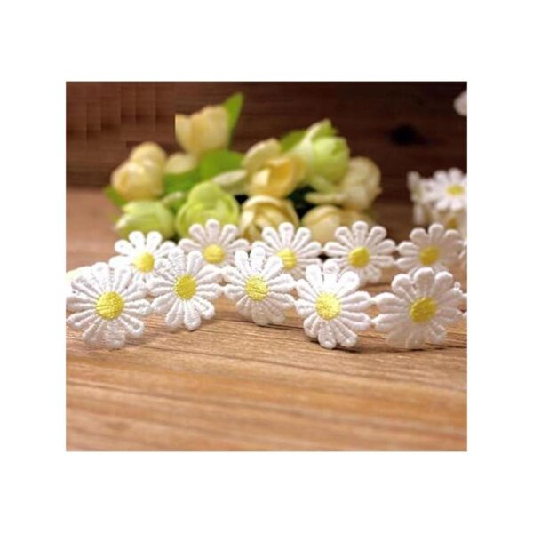 5 yards Daisy sol flor decoración encaje y embellecedores_2