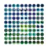100 piezas de cabujón de cristal para hacer muñecas de_1