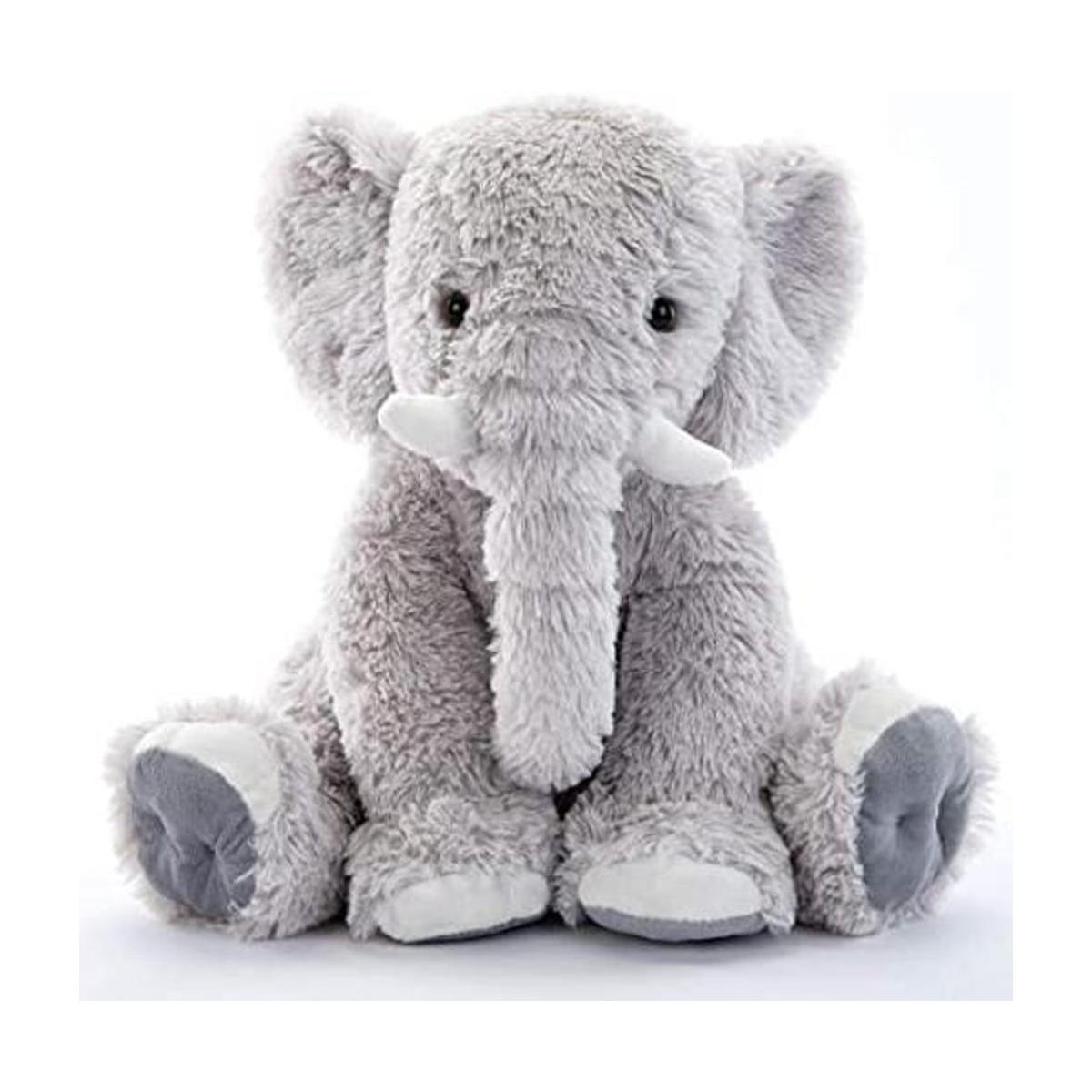 MaoGoLan Peluche de elefante gris de 20 pulgadas