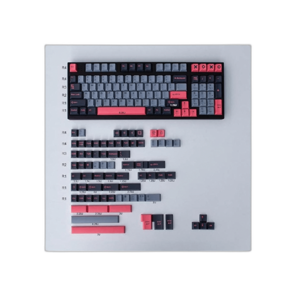 Juego de teclas personalizadas Cherry Profile Doubleshot