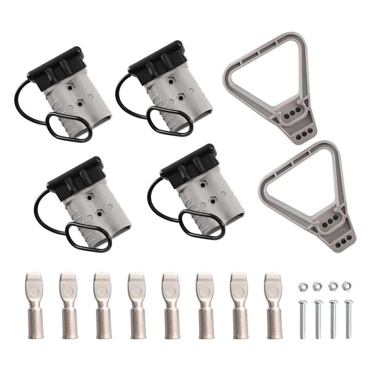 micrl 4 conectores rápidos de batería de calibre 20 de