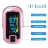 MIBEST Oxímetro de pulso de dedo OLED de doble color_5