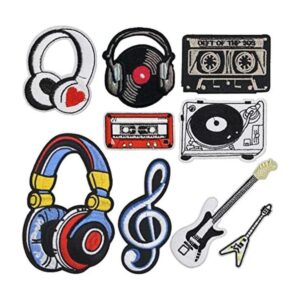 9 parches para planchar para chaquetas parches de banda