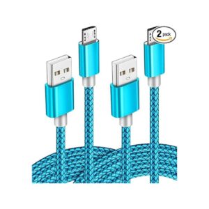 Paquete de 2 cables micro USB para Android de 6 pies_1