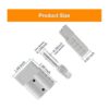 micrl 10 piezas de conector rápido de batería de calibre_2