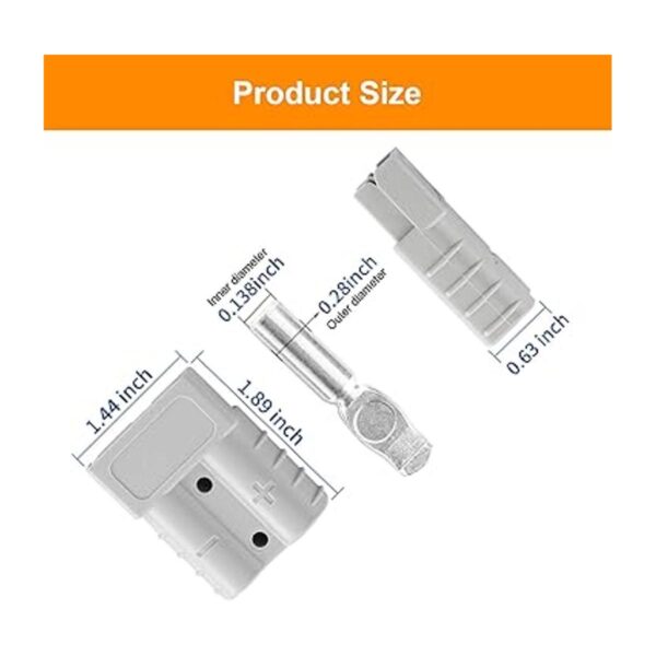 micrl 10 piezas de conector rápido de batería de calibre_2