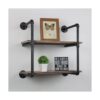 MBQQ Estantes de tubería industrial con madera estante