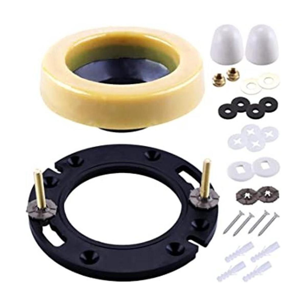 Brida de inodoro con anillo de cera para inodoros kit de