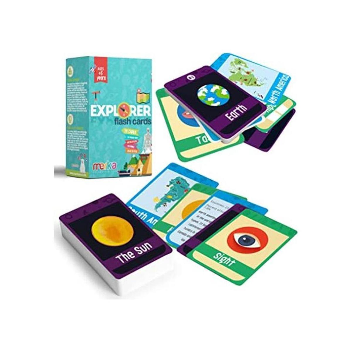 merka Juego de explorador de tarjetas flash sistema