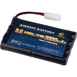 Melasta AA 96 V 2000 mAh NiMH batería con conector Tamiya