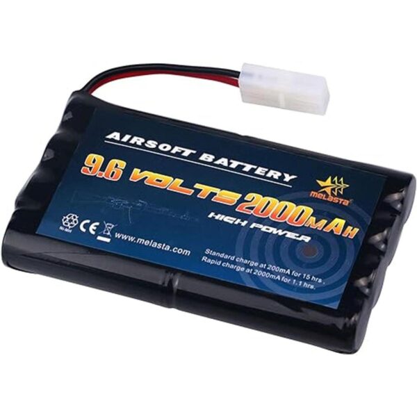 Melasta AA 96 V 2000 mAh NiMH batería con conector Tamiya