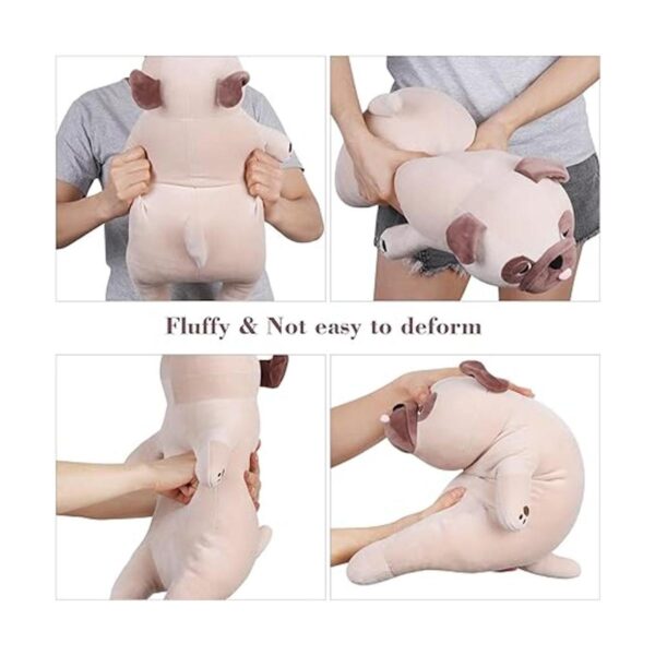 meowtastic Peluches con peso pug de felpa de bulldog_6