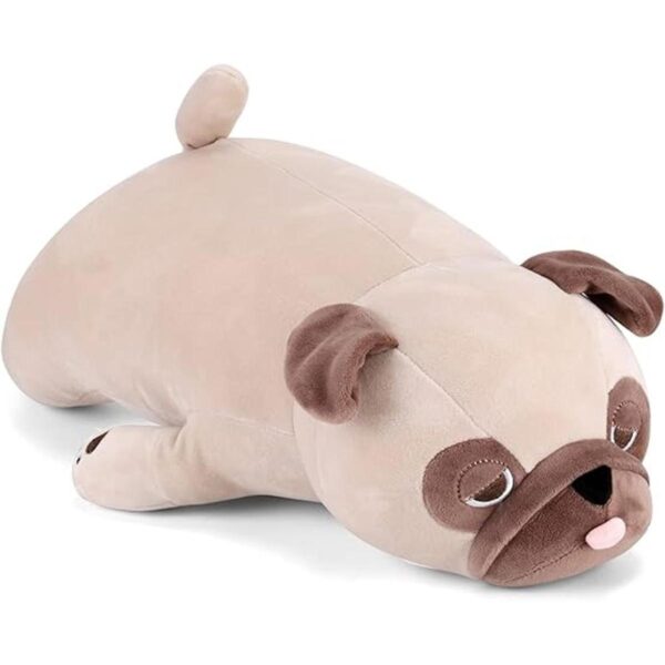 meowtastic Peluches con peso pug de felpa de bulldog_1