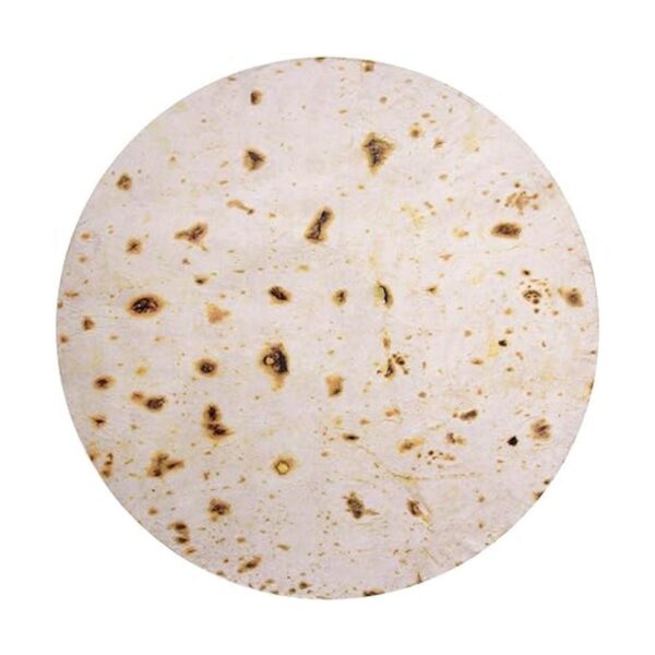 mermaker Cobija de doble cara con estampado de tortilla_2