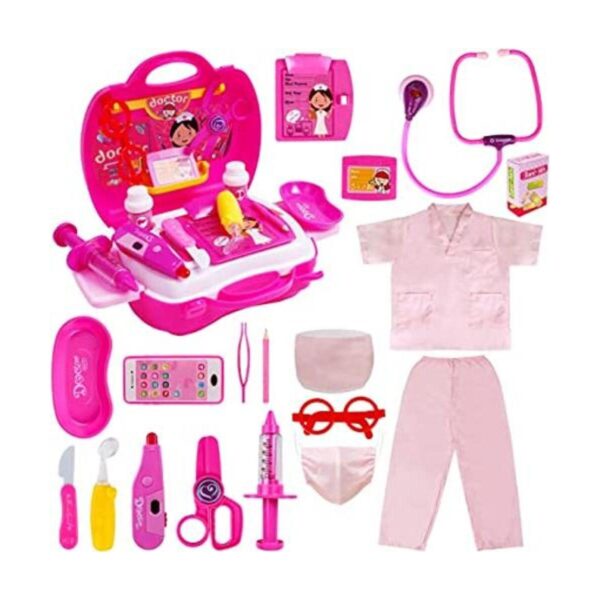Meland Kit de médico de juguete para niñas juego de_1