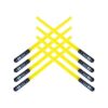 Megasumer Pack de 8 juguetes inflables de espada de sable_1