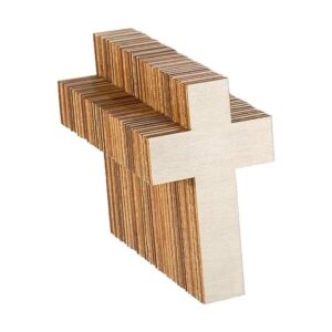 36 piezas de recortes de madera en blanco piezas de