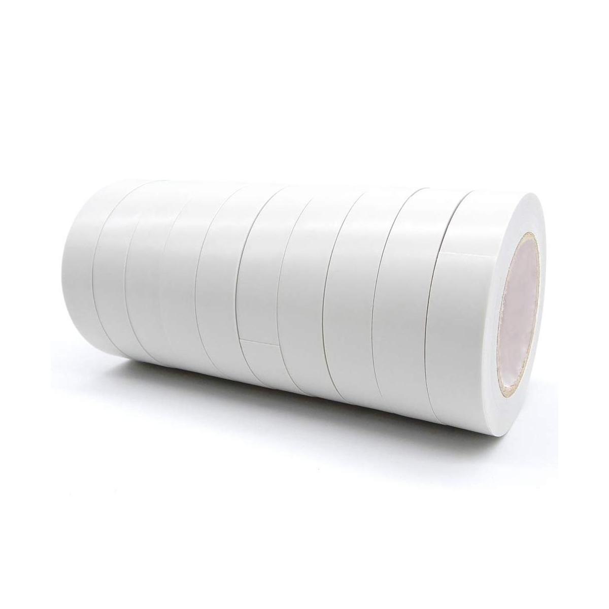 Maveek 10 rollos de cintas aislantes eléctricas de PVC