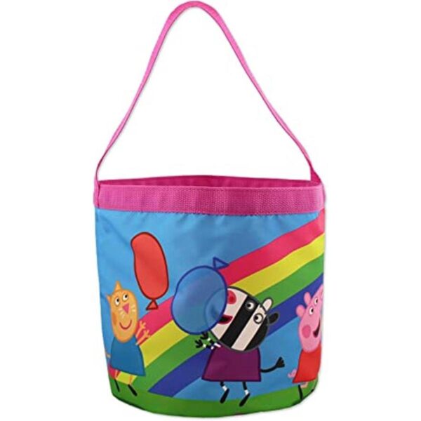 Peppa Pig Bolso de mano plegable de nylon del cubo del_1