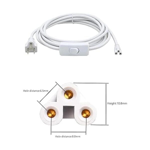 SinLoon Cable de alimentación con interruptor de