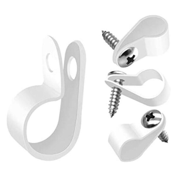 mankk 50PCS 12 pulgadas cuerda luz PStyle montaje clips