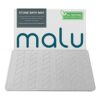 malu Diatomaceous Earth Tapete de baño de piedra