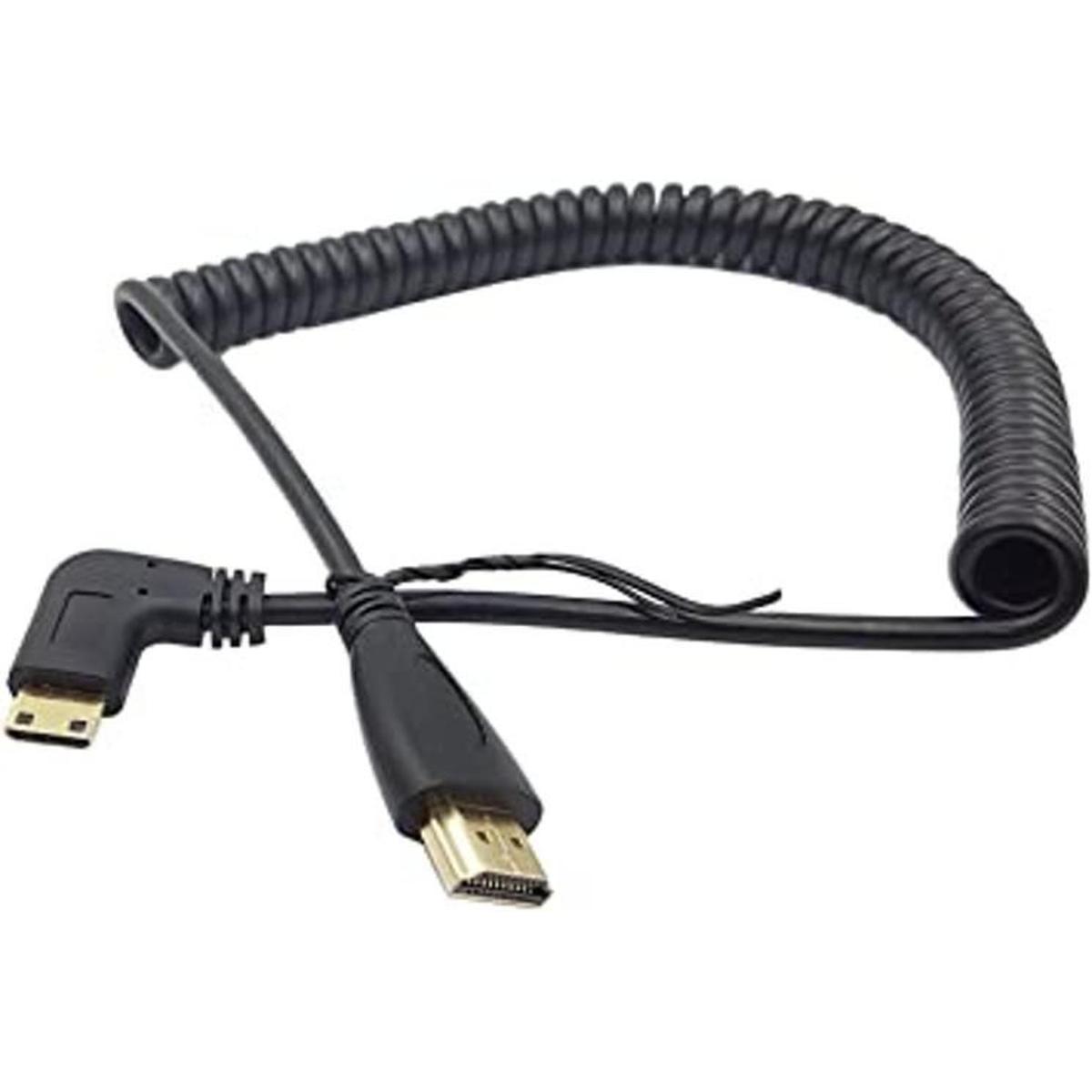 ngulo 90 grados Mini HDMI a HDMI sinloon Right Angled