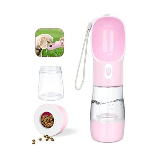 Madeking Botella de agua para perro portátil a prueba