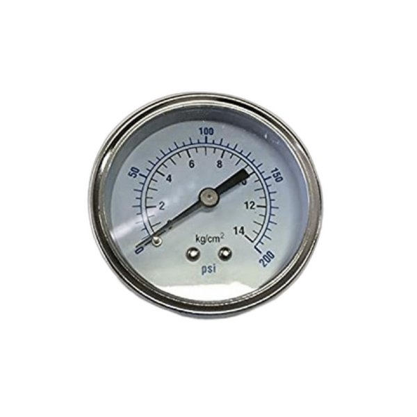 Presión Compresor De Airehidráulico Gauge 2.5 Face Back_1