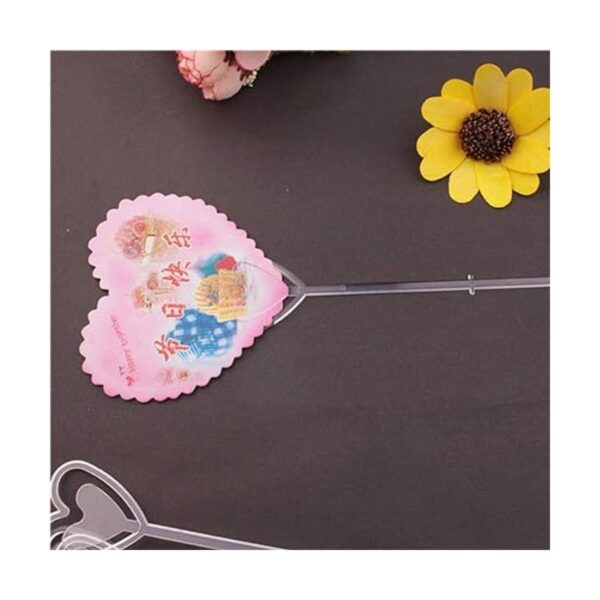 80 unidades de plástico para tarjetas de flores en forma_2