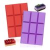 LyfLux Molde de silicona para hornear pan de 9 cavidades