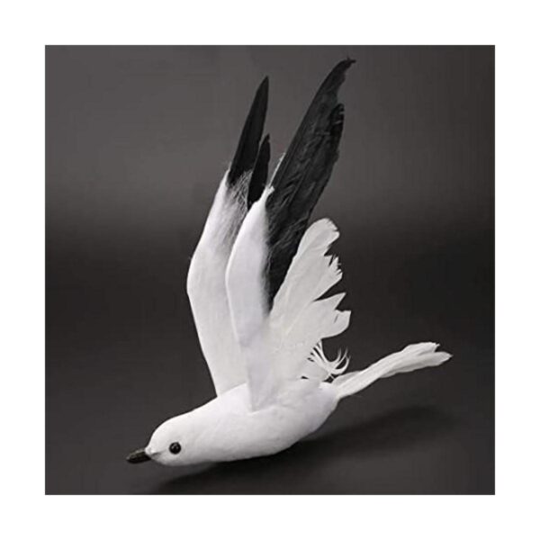 LWINGFLYER Decoración colgante de plumas de gaviota