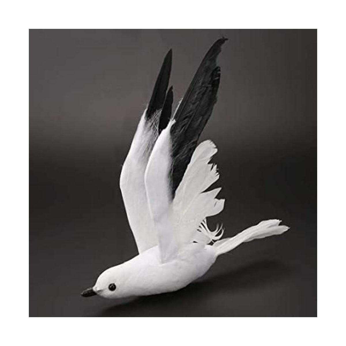 LWINGFLYER Decoración colgante de plumas de gaviota
