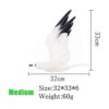 LWINGFLYER Decoración colgante de plumas de gaviota