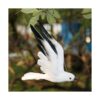 LWINGFLYER Decoración colgante de plumas de gaviota