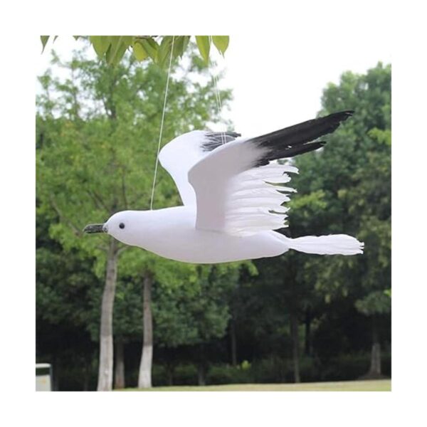 LWINGFLYER Decoración colgante de plumas de gaviota